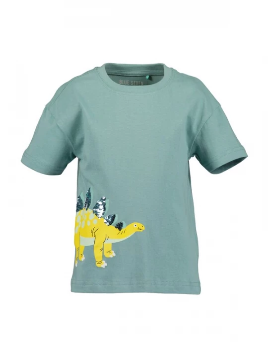 Foto van product BLUE SEVEN Shirt geel / grijs / pastelgroen / zwart