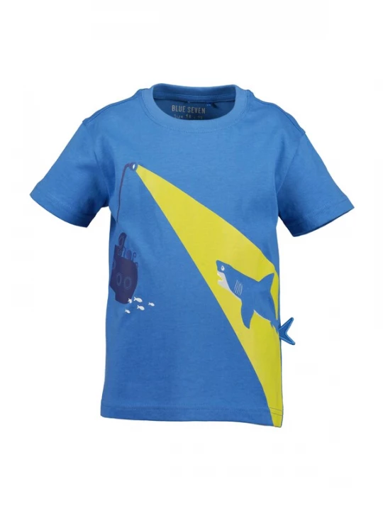 Foto van product BLUE SEVEN Shirt hemelsblauw / donkergeel