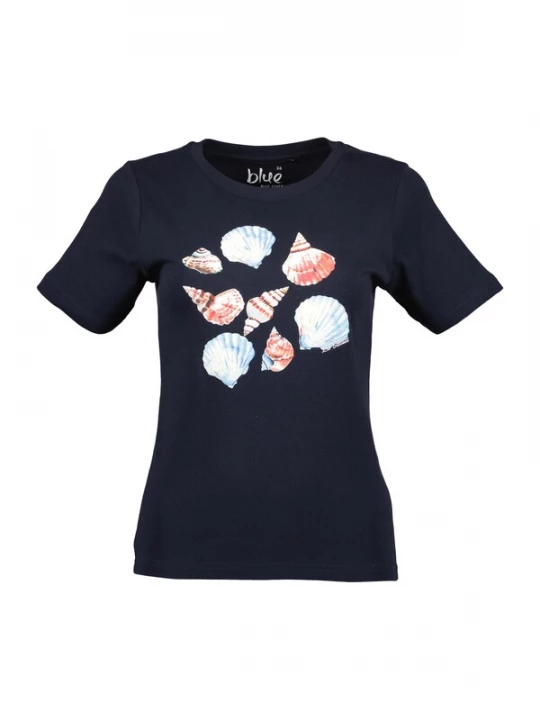 Foto van product BLUE SEVEN Shirt lichtblauw / donkerblauw / pastelrood / offwhite