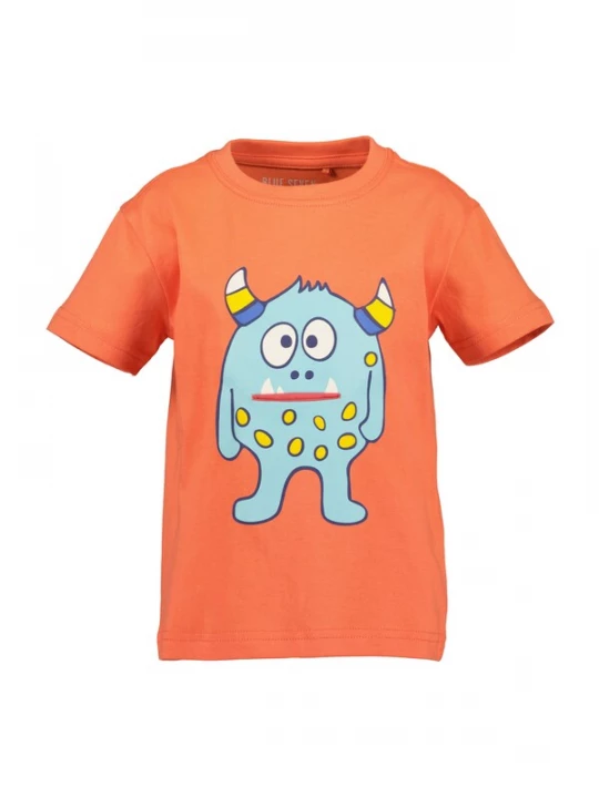 Foto van product BLUE SEVEN Shirt lichtblauw / geel / oranje