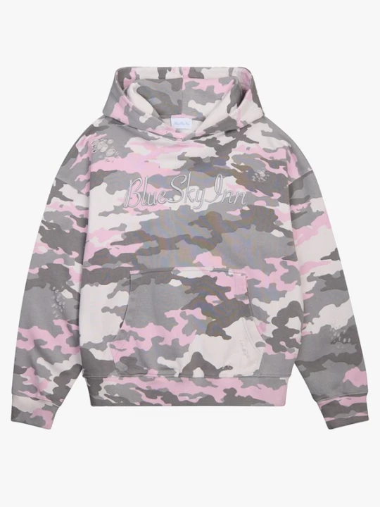 Foto van product BLUE SKY INN Sweatshirt 'Camo' lichtroze