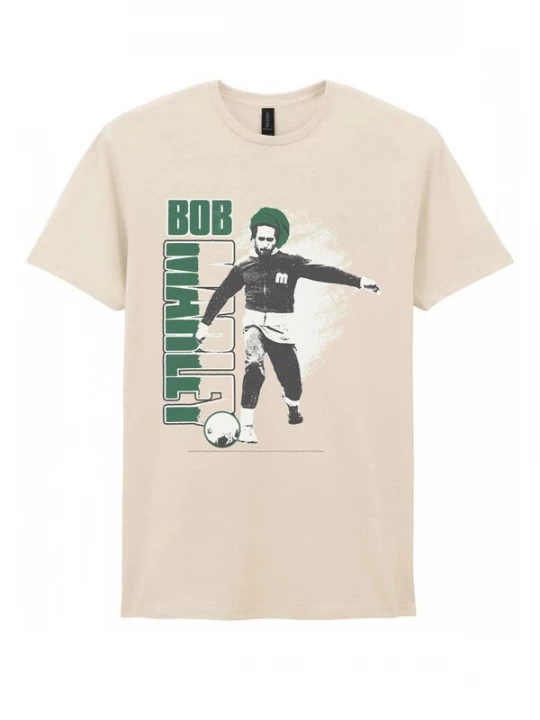Foto van product Bob Marley Shirt 'Bob Marley Football T-Shirt' natuurwit