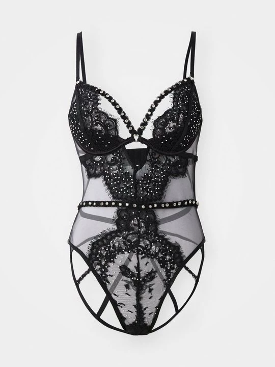 Foto van product Body met open kruis Ann Summers zwart