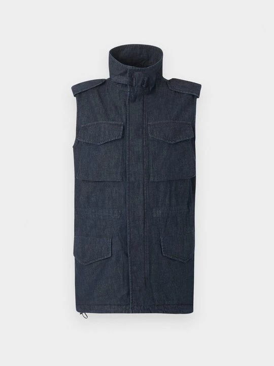Foto van product Bodywarmer Aspesi donkerblauw denim