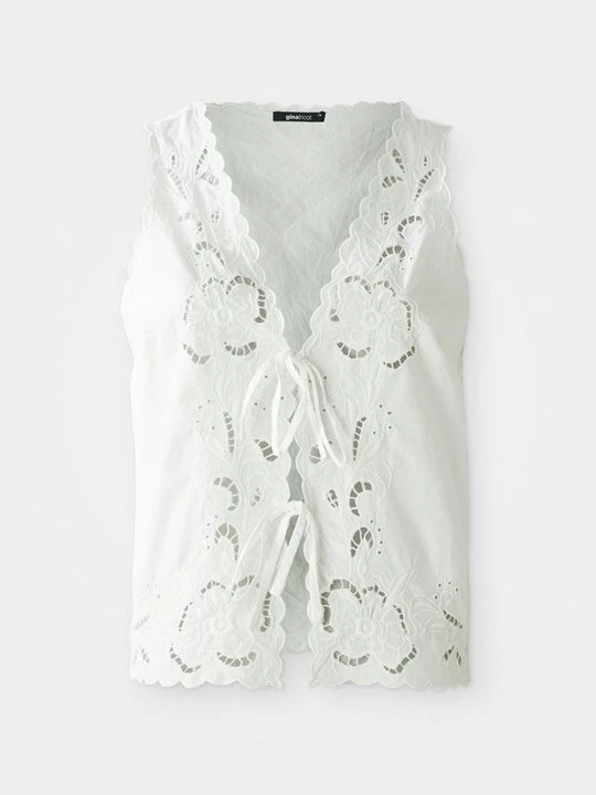 Foto van product Bodywarmer Gina Tricot wit