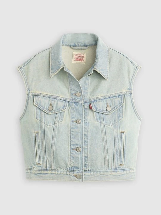 Foto van product Bodywarmer Levi's lichtblauw denim