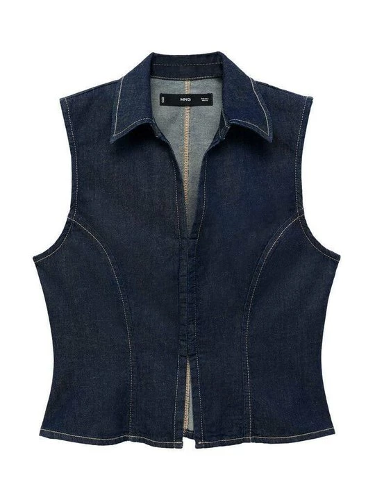 Foto van product Bodywarmer Mango blauw