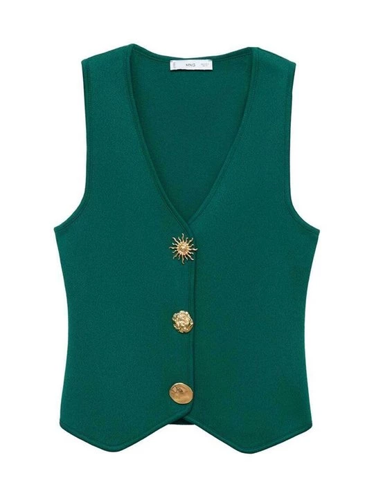 Foto van product Bodywarmer Mango donkergroen