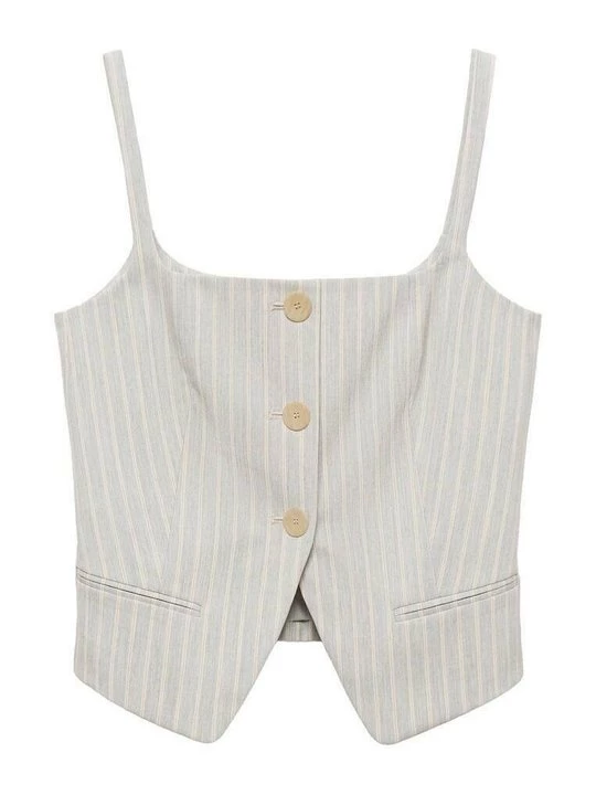 Foto van product Bodywarmer Mango lichtblauw