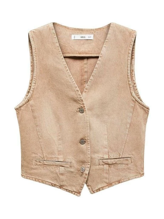 Foto van product Bodywarmer Mango zandkleur