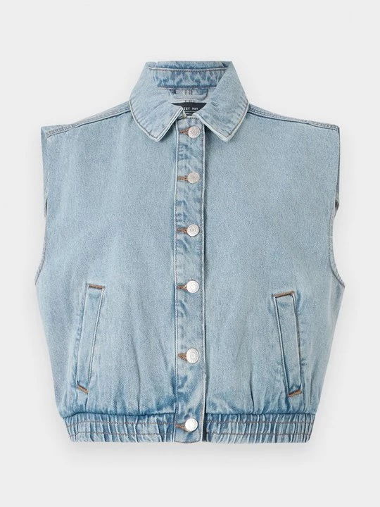 Foto van product Bodywarmer Noisy May lichtblauw denim