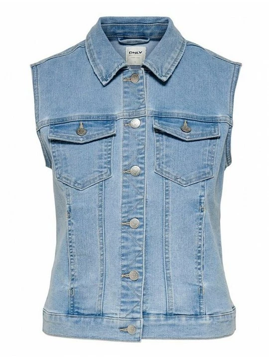 Foto van product Bodywarmer Only lichtblauw denim