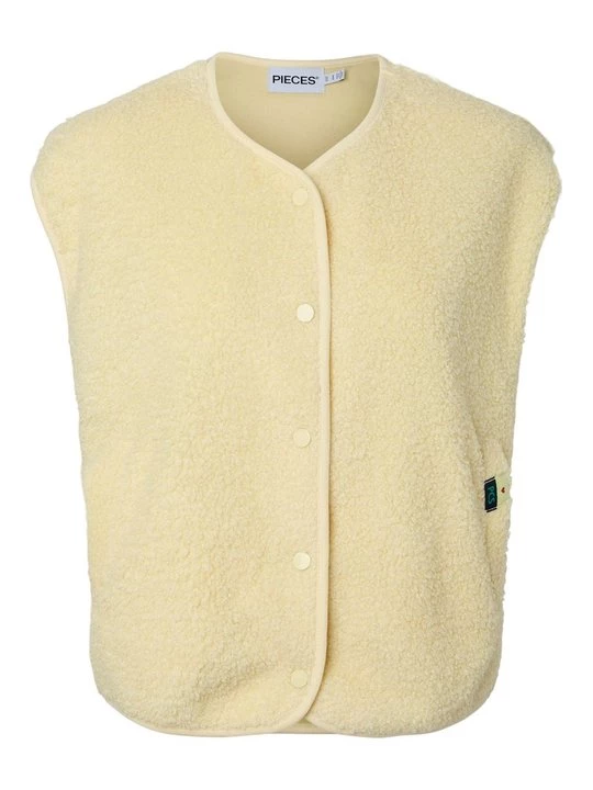 Foto van product Bodywarmer Pieces lichtgeel