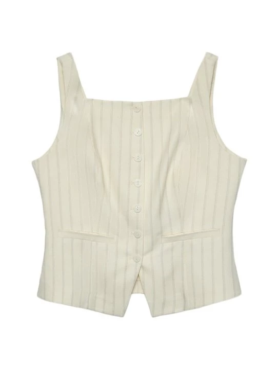 Foto van product Bodywarmer Stradivarius lichtgeel