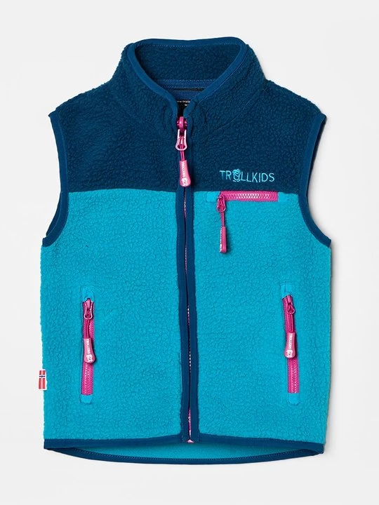 Foto van product Bodywarmer Trollkids turquoise