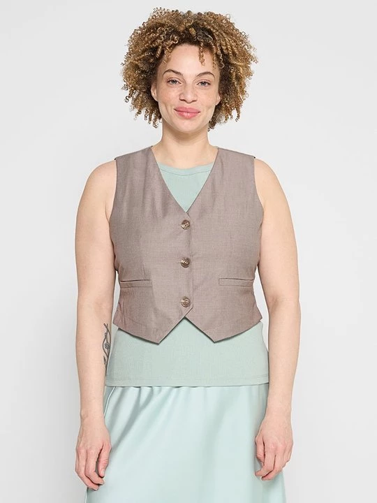 Foto van product Bodywarmer Vero Moda grijs