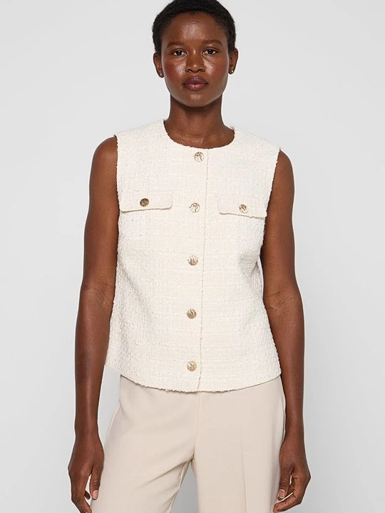 Foto van product Bodywarmer Y.A.S crème