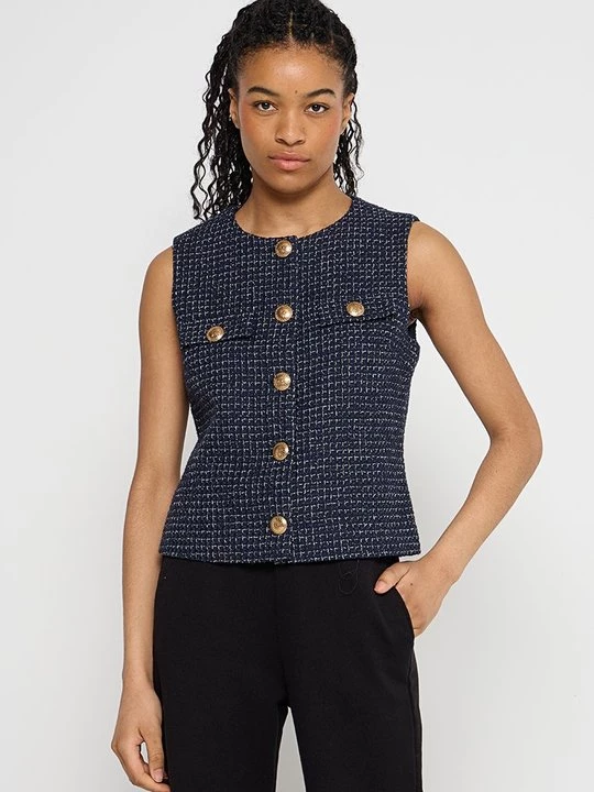 Foto van product Bodywarmer Y.A.S donkerblauw