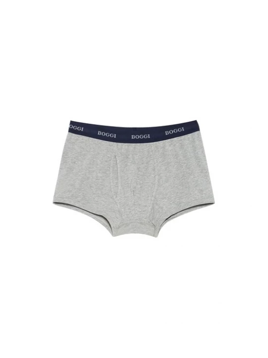 Foto van product Boggi Milano Boxershorts nachtblauw / grijs gemêleerd / wit
