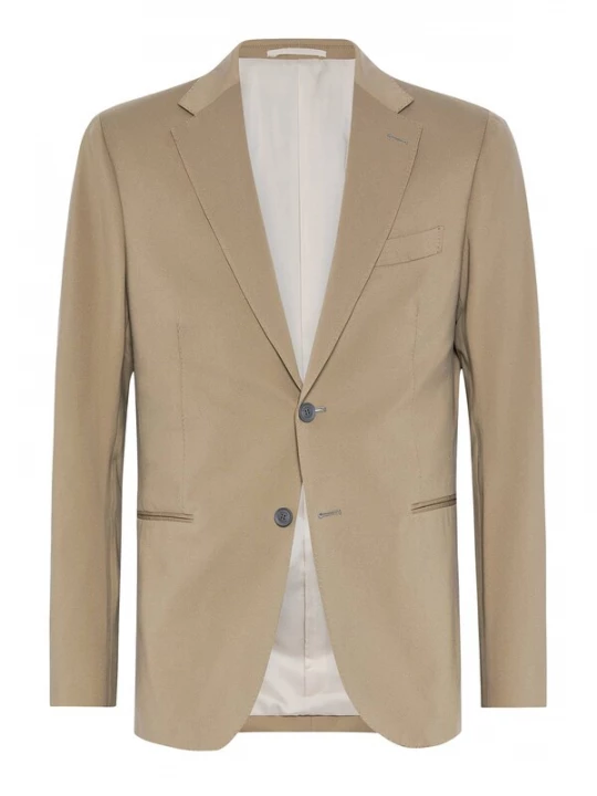 Foto van product Boggi Milano Business-colbert 'B-Tech' donkerbeige