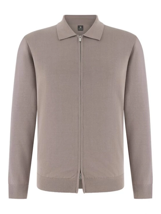 Foto van product Boggi Milano Gebreid vest aardetinten