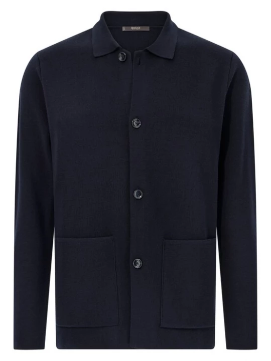 Foto van product Boggi Milano Gebreid vest marine