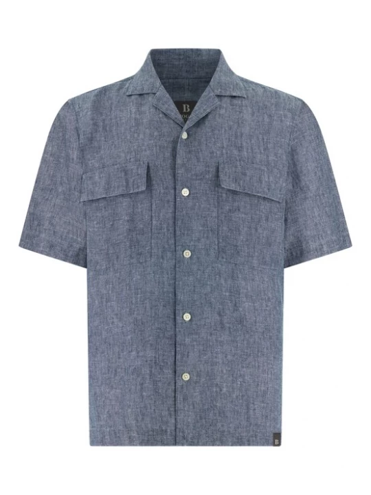 Foto van product Boggi Milano Overhemd blauw denim