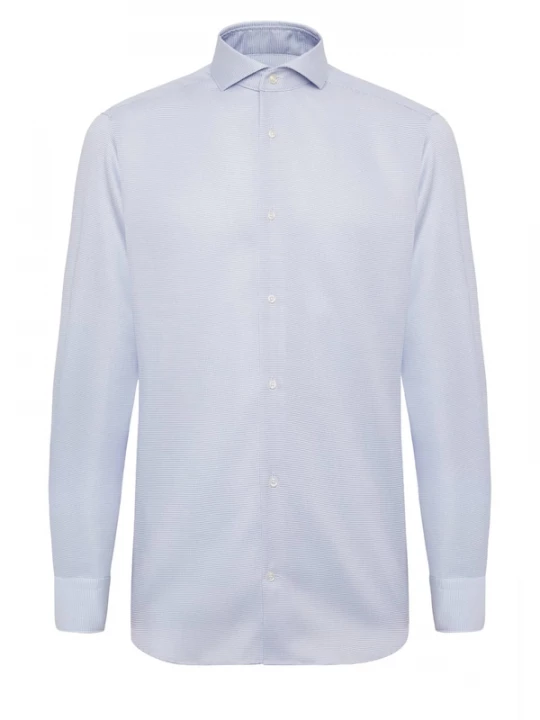 Foto van product Boggi Milano Overhemd blauw / lichtblauw