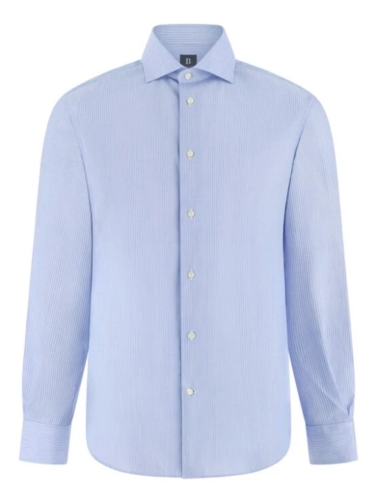 Foto van product Boggi Milano Overhemd blauw / wit