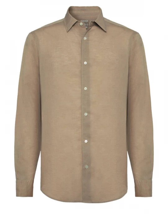 Foto van product Boggi Milano Overhemd donkerbeige