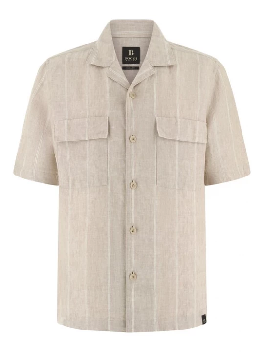 Foto van product Boggi Milano Overhemd sand / offwhite