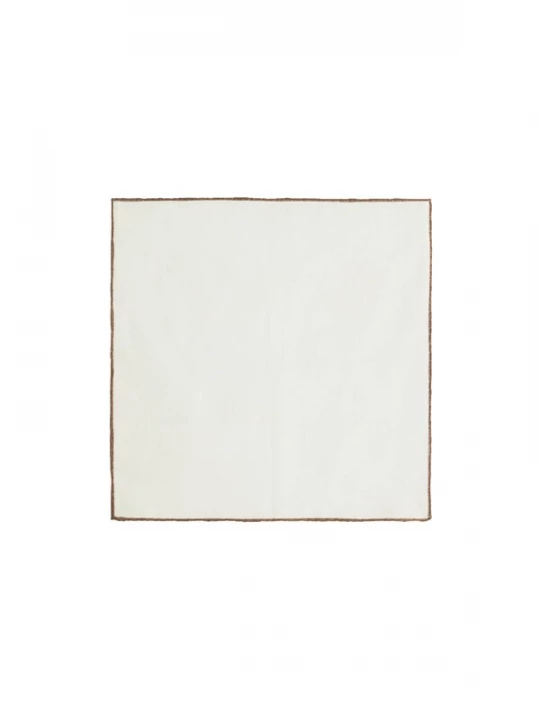 Foto van product Boggi Milano Pochet bruin / wit