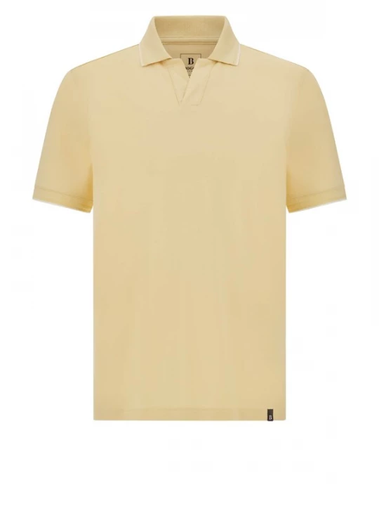 Foto van product Boggi Milano Shirt 'B Tech' pasteelgeel / wit