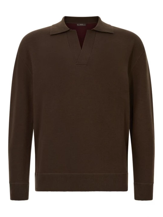 Foto van product Boggi Milano Shirt donkerbruin