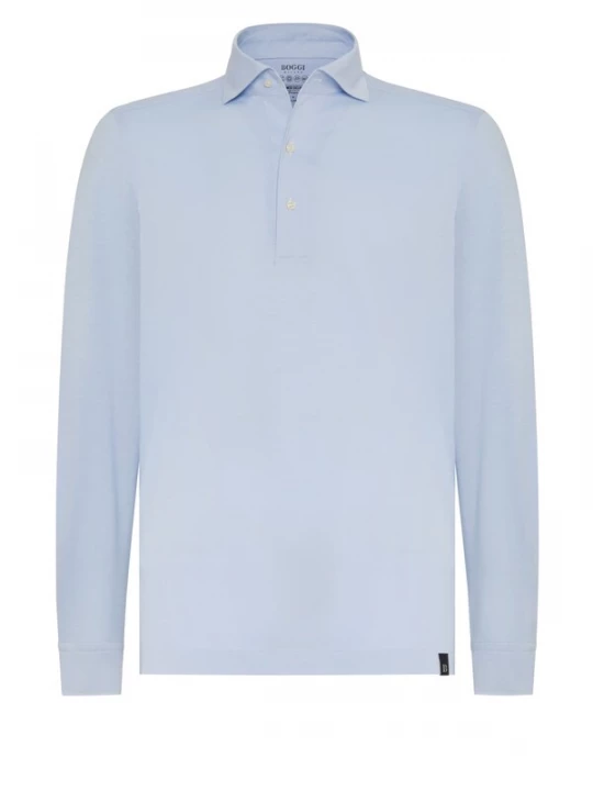 Foto van product Boggi Milano Shirt lichtblauw / zwart