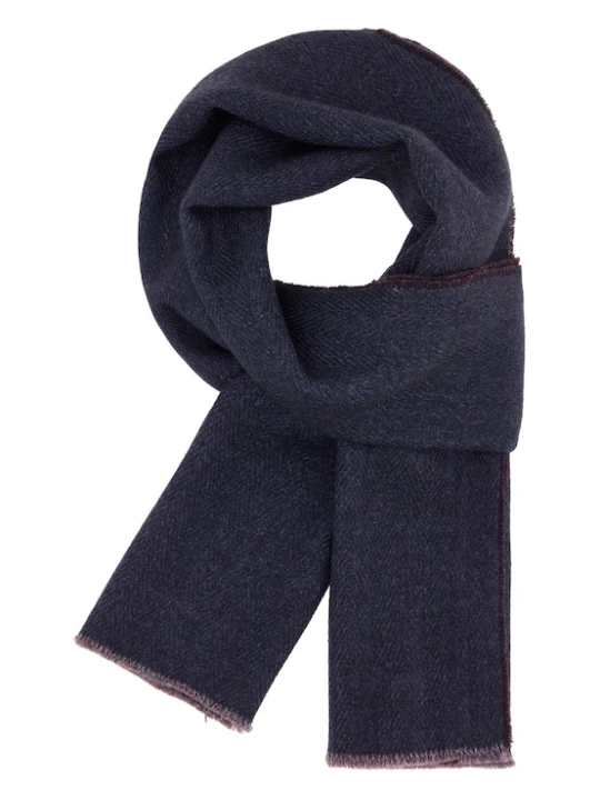 Foto van product Boggi Milano Sjaal navy / donkerrood