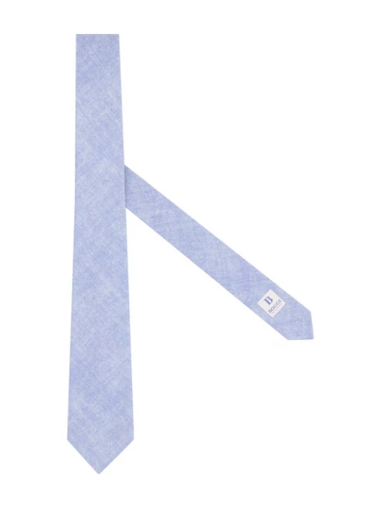 Foto van product Boggi Milano Stropdas crème / duifblauw