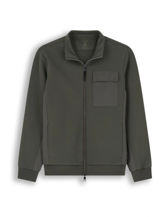 Foto van product Boggi Milano Sweatvest kaki