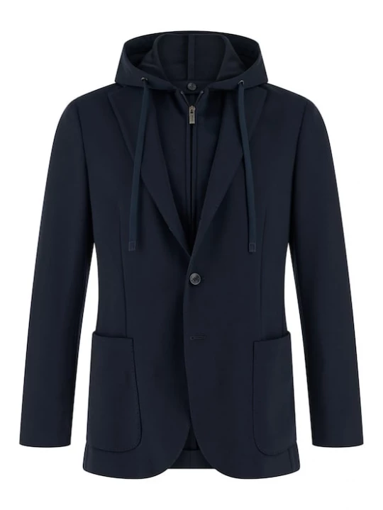 Foto van product Boggi Milano Sweatvest 'Madison' navy