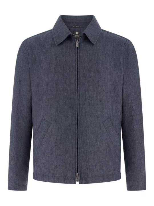 Foto van product Boggi Milano Tussenjas blauw gemêleerd