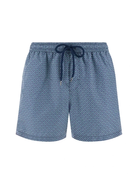 Foto van product Boggi Milano Zwemshorts turquoise / donkerblauw / wit