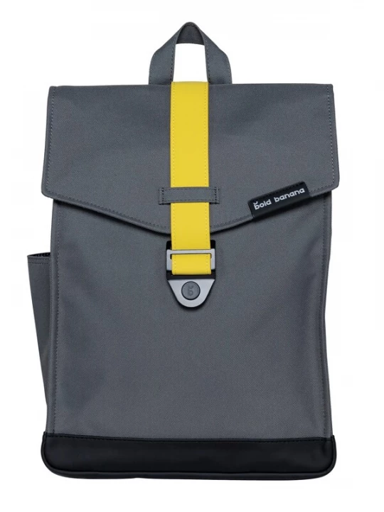 Foto van product Bold Banana Rugzak 'Envelope' geel / grijs / zwart