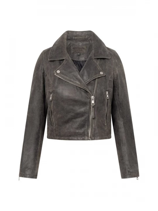 Foto van product Bolongaro Trevor Tussenjas ' Katie Biker ' donkergrijs