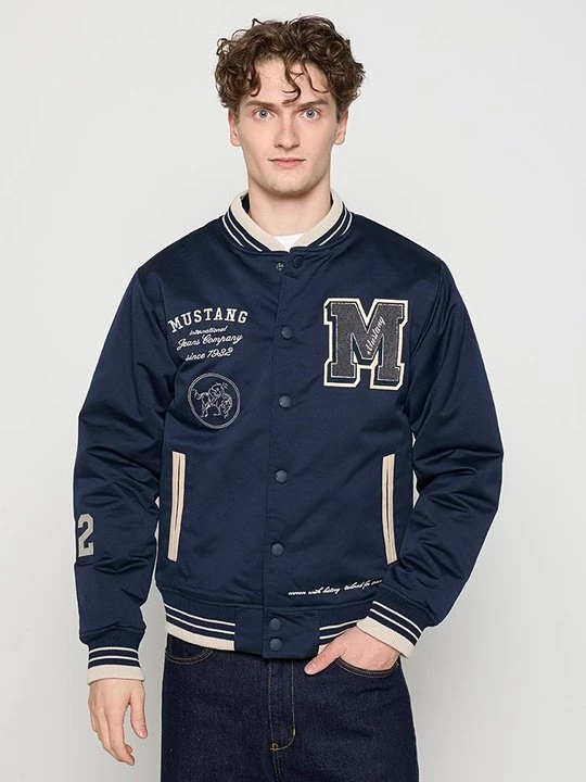 Foto van product Bomberjacks Mustang donkerblauw