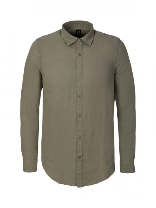 Foto van product BOMBOOGIE Overhemd 'Camicia Collo' kaki