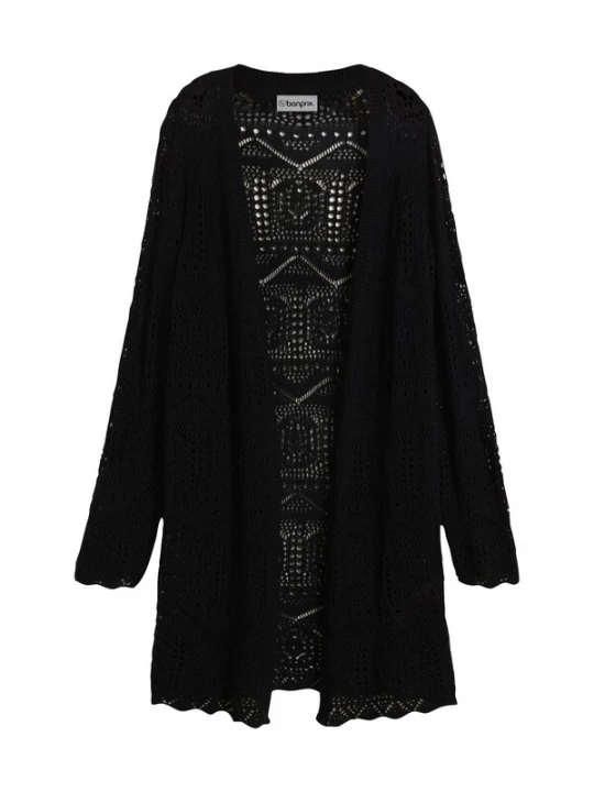 Foto van product bonprix Gebreid vest zwart