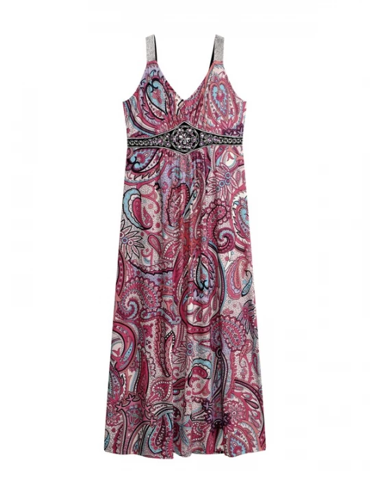 Foto van product bonprix Jurk azuur / lichtlila / pink / zwart