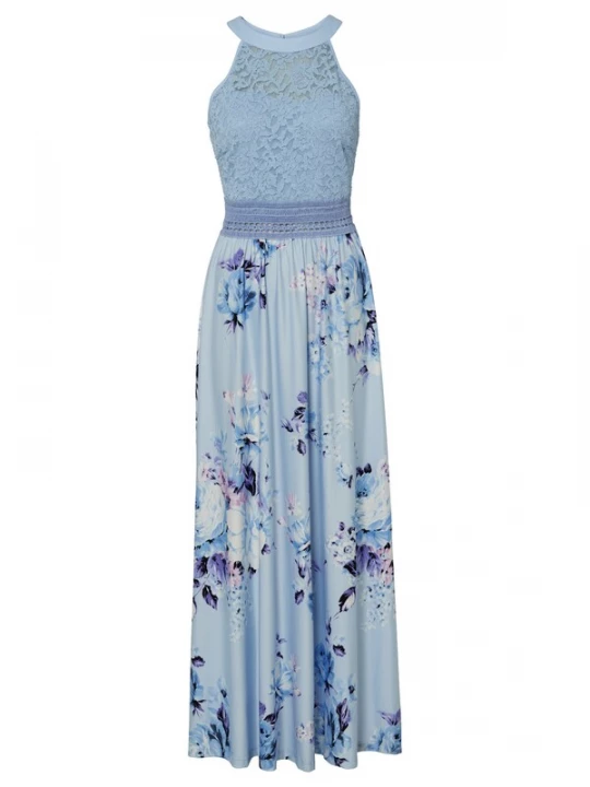 Foto van product bonprix Jurk pastelblauw / lichtblauw / donkerblauw / lila