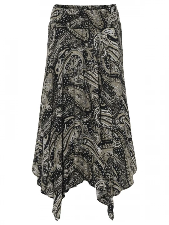Foto van product bonprix Rok gemengde kleuren / zwart