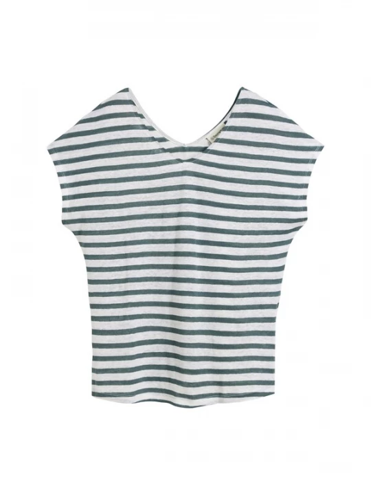 Foto van product bonprix Shirt petrol / wit